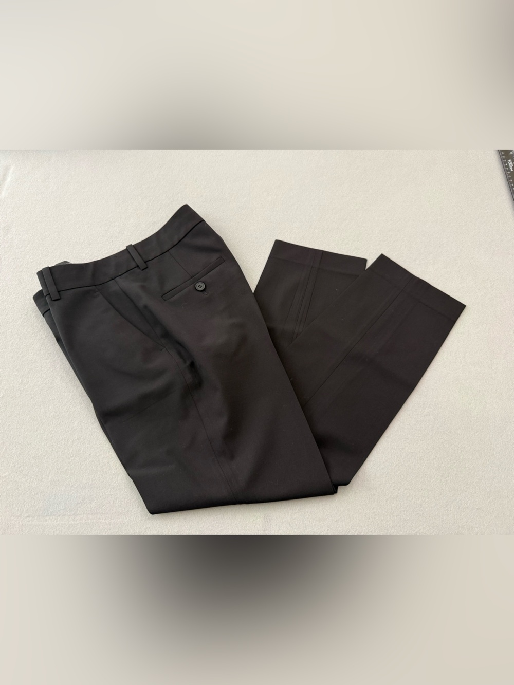 Theory Trestra Black Women's Dress Trousers - Slim Tailored Fit